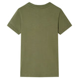 VidaXL Kindershirt 140 kakikleurig