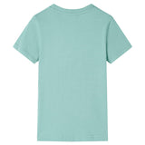 VidaXL Kindershirt 128 lichtkakikleurig