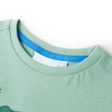 VidaXL Kindershirt 128 lichtkakikleurig