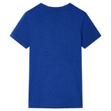 VidaXL Kindershirt 140 donkerblauw