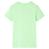 VidaXL Kindershirt 116 neongroen