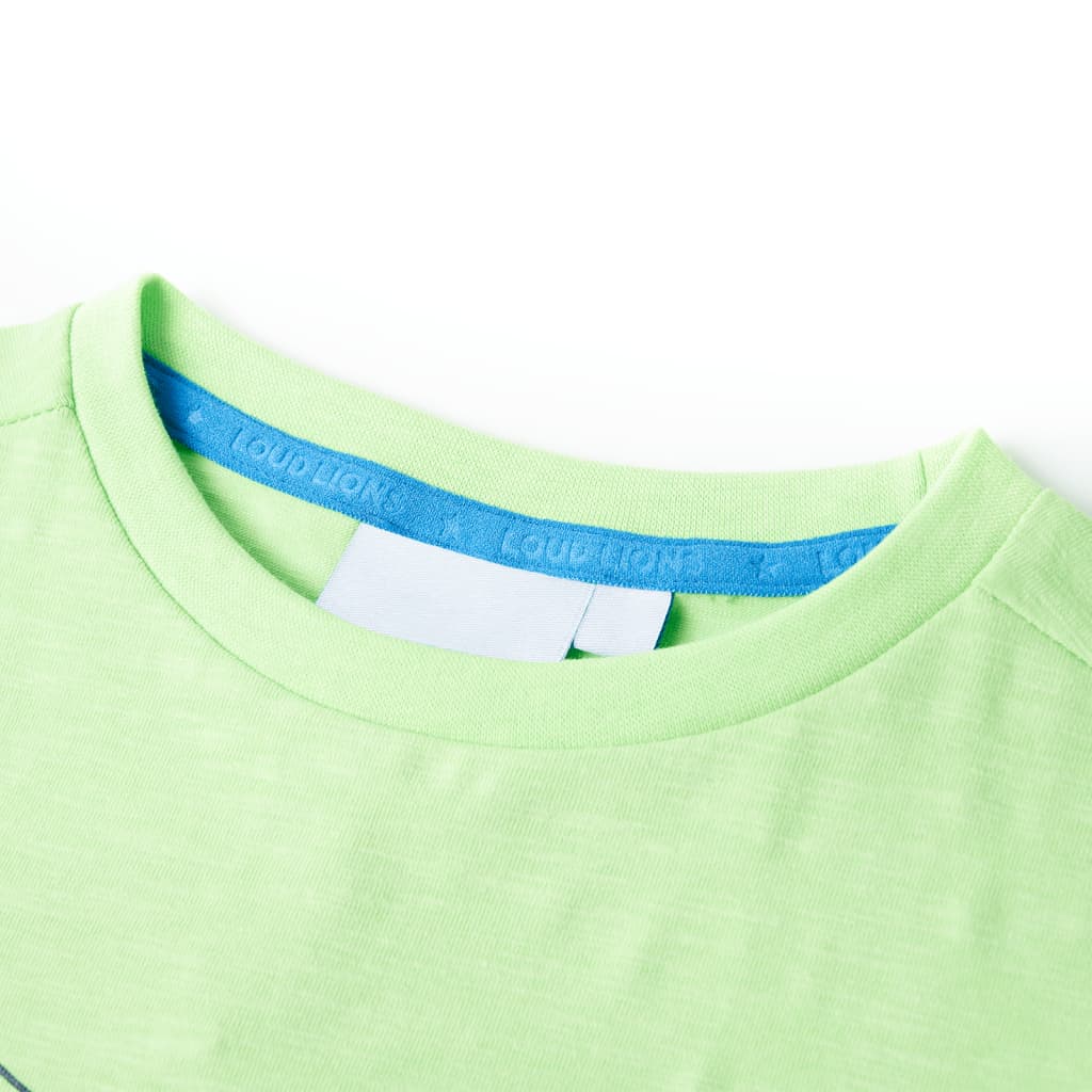 VidaXL Kindershirt 128 neongroen