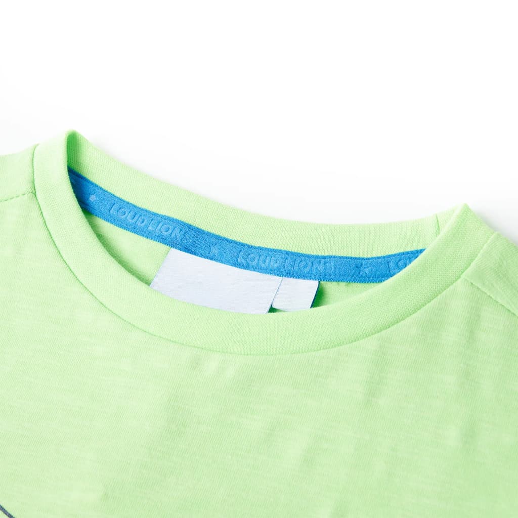 VidaXL Kindershirt 140 neongroen