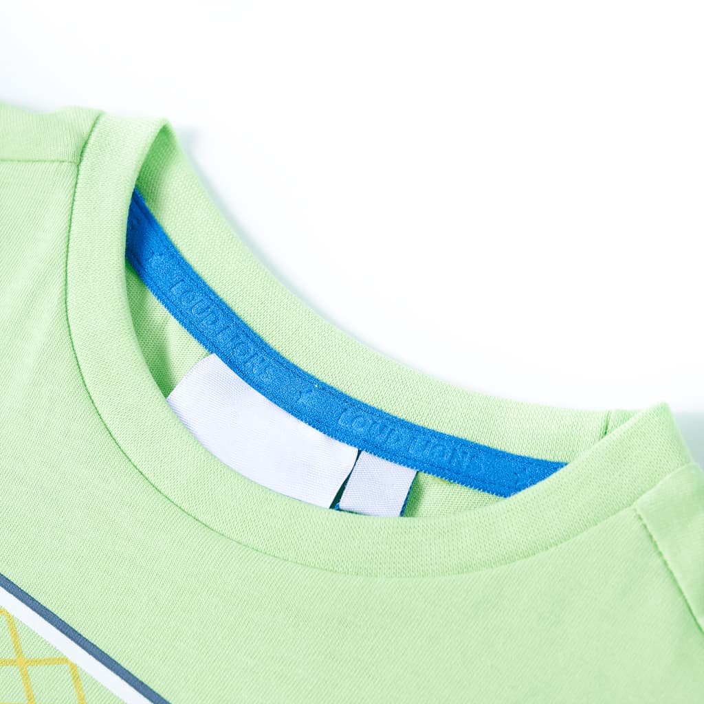 VidaXL Kindershirt 140 limoengroen