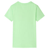 VidaXL Kindershirt 116 neongroen