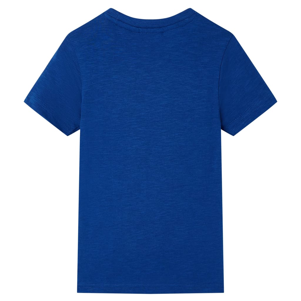 VidaXL Kindershirt 140 donkerblauw
