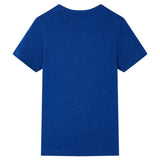 VidaXL Kindershirt 140 donkerblauw