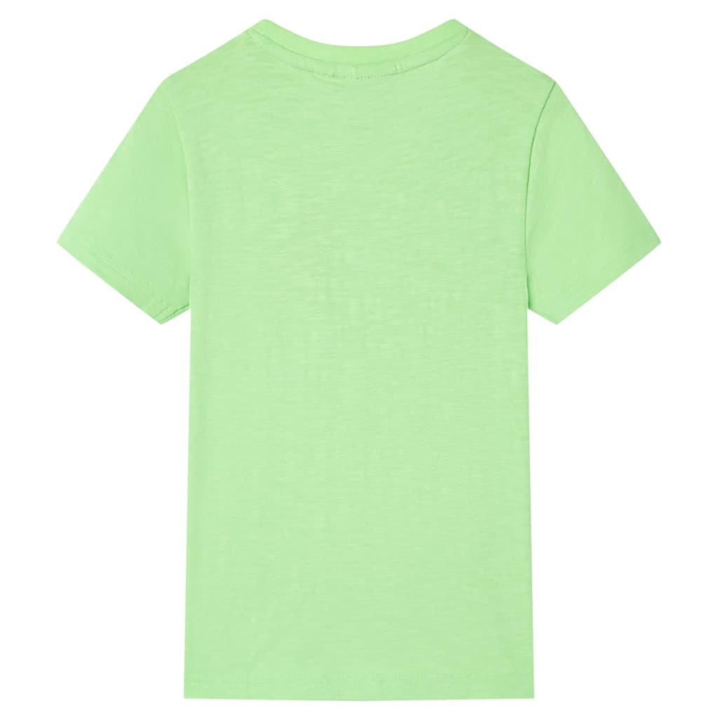 VidaXL Kindershirt 128 neongroen