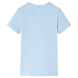 VidaXL Kindershirt 116 lichtblauw