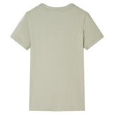 VidaXL Kindershirt 116 lichtkakikleurig