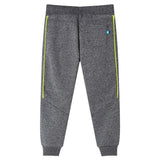 VidaXL Kinderjoggingbroek 116 gemêleerd grijs