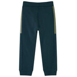 VidaXL Kinderjoggingbroek met trekkoord 104 mosgroen