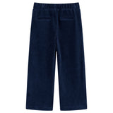 VidaXL Kinderbroek 104 ribfluweel marineblauw