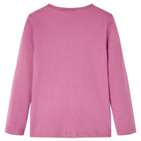 VidaXL Kindershirt met lange mouwen 116 frambozenkleur