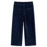 VidaXL Kinderbroek 140 ribfluweel marineblauw