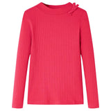 VidaXL Kindershirt met lange mouwen 104 felroze