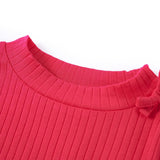 VidaXL Kindershirt met lange mouwen 104 felroze