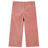 VidaXL Kinderbroek 92 ribfluweel oudroze