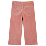 VidaXL Kinderbroek 116 ribfluweel oudroze