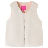 VidaXL Kinderjas 92 kunstjacht beige
