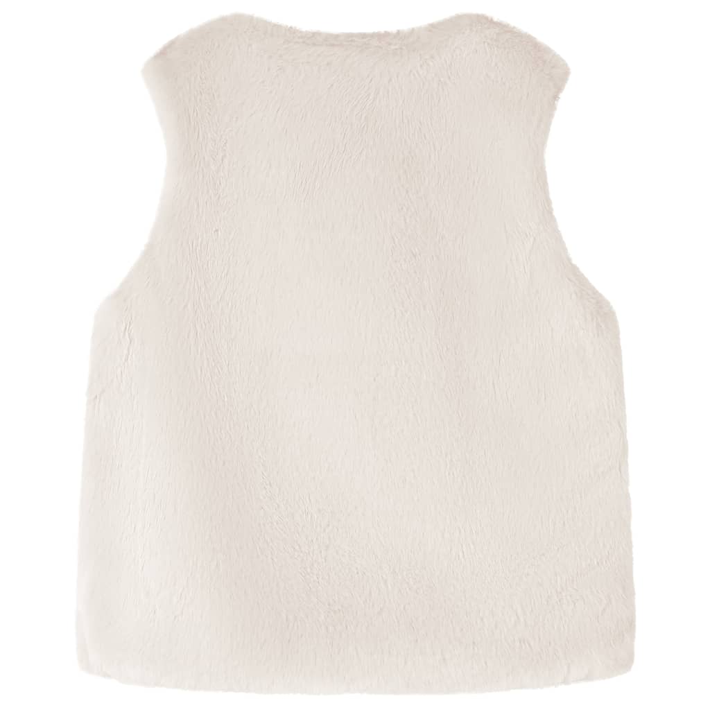 VidaXL Kinderjas 92 kunstjacht beige