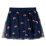 VidaXL Kinderrokje met tule 116 marineblauw