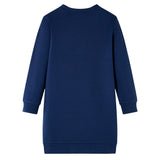 VidaXL Kinderjurk 104 marineblauw