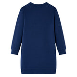 VidaXL Kinderjurk 140 marineblauw