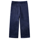 VidaXL Kinderbroek fluweel 92 donkerblauw