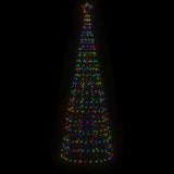 Vidaxl led-kerstboom met spikes 570 leds kleurrijk 300 cm