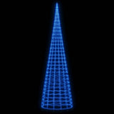 Vidaxl led-kerstboom aan vlaggenmast 3000 led's 800 cm blauw