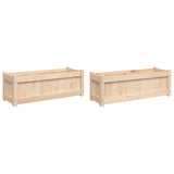 Vidaxl plantenbakken 2 st cm massief grenenhout