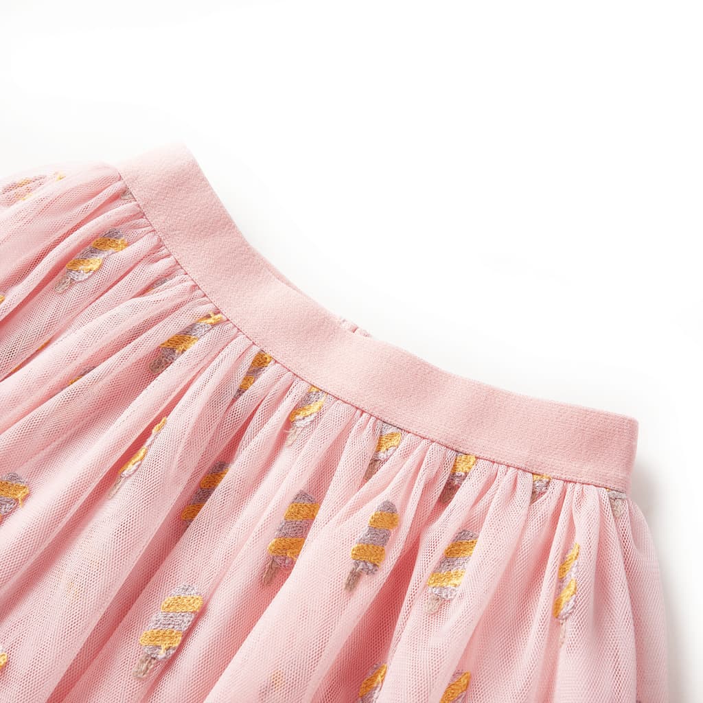 VidaXL Kinderrokje met tule 116 lichtroze