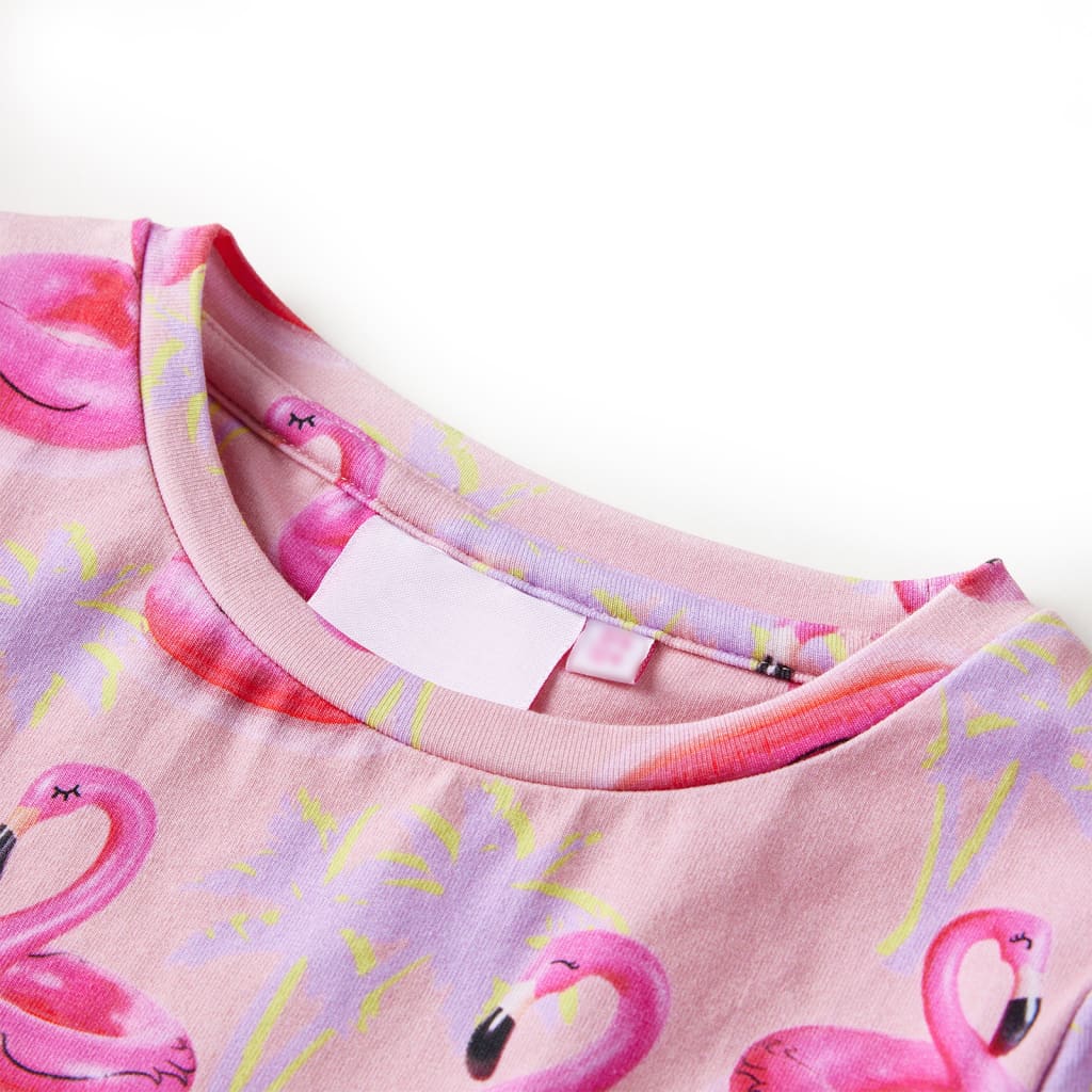 VidaXL Kinderjurk 104 lichtroze