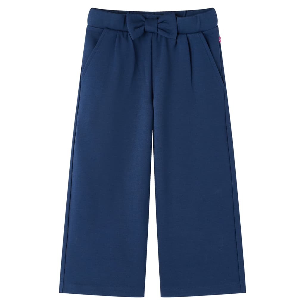 VidaXL Kinderbroek met wijde pijpen 92 marineblauw