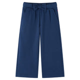 VidaXL Kinderbroek met wijde pijpen 92 marineblauw