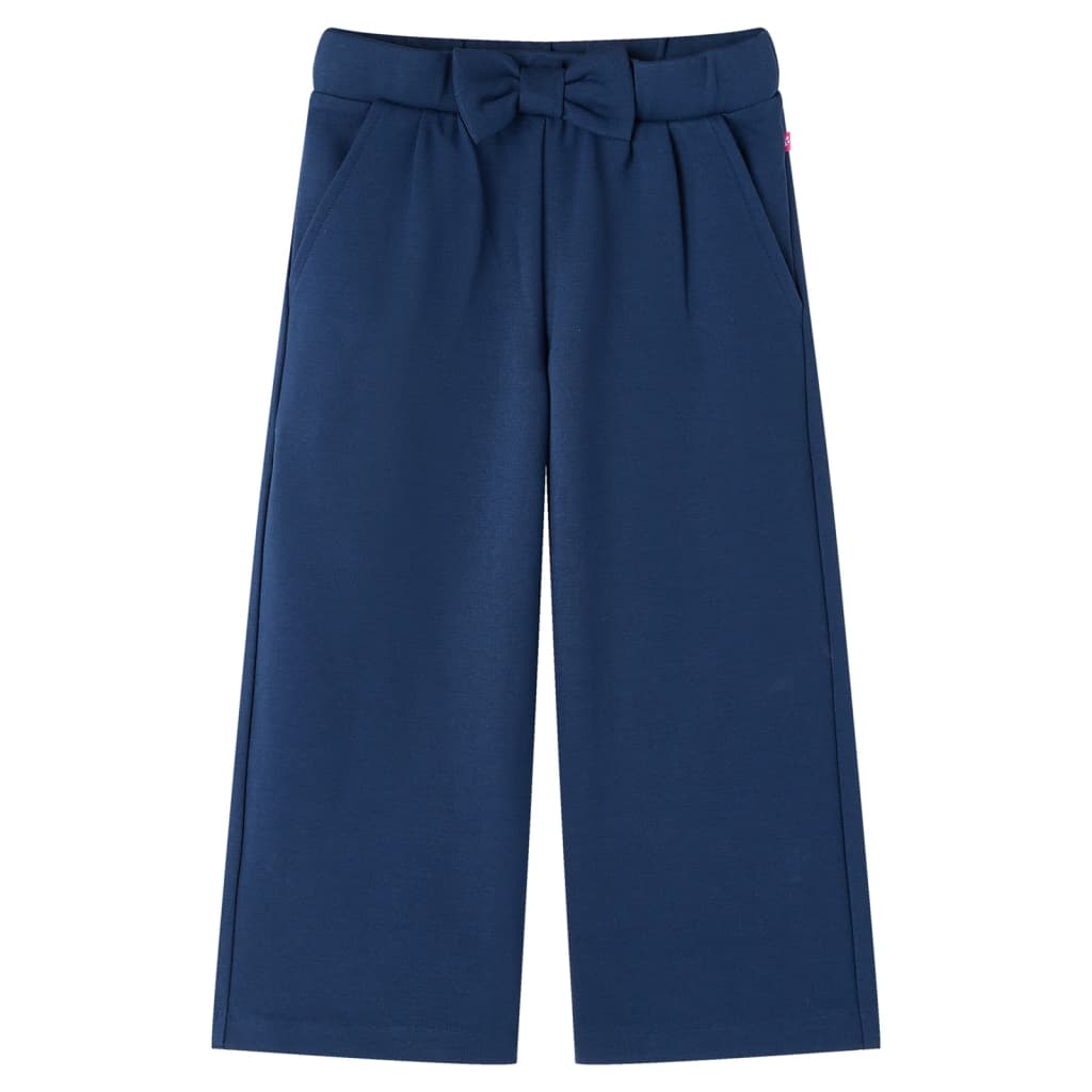 VidaXL Kinderbroek met wijde pijpen 104 marineblauw
