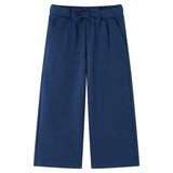 VidaXL Kinderbroek met wijde pijpen 104 marineblauw