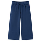 VidaXL Kinderbroek met wijde pijpen 128 marineblauw