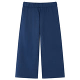 VidaXL Kinderbroek met wijde pijpen 128 marineblauw