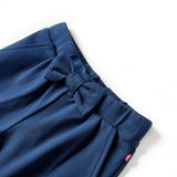 VidaXL Kinderbroek met wijde pijpen 128 marineblauw