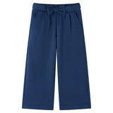 VidaXL Kinderbroek met wijde pijpen 140 marineblauw