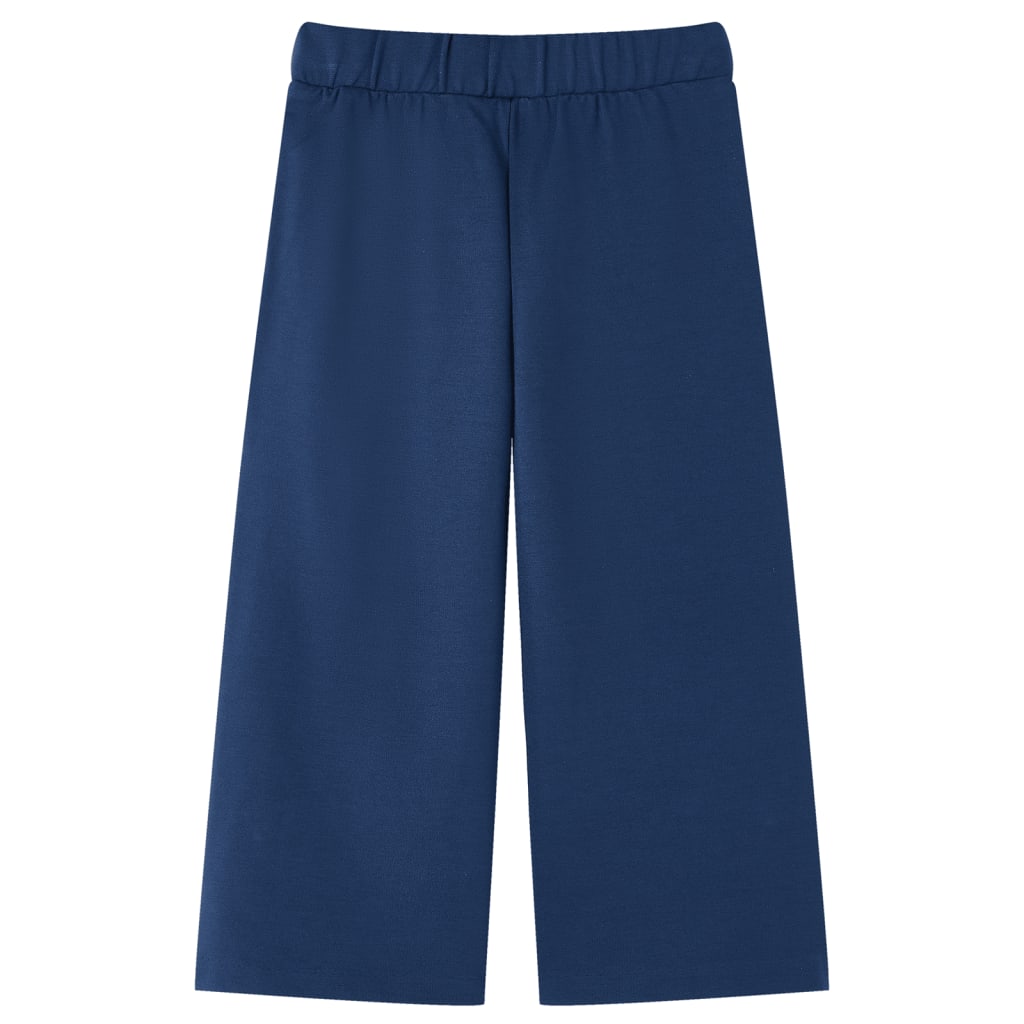 VidaXL Kinderbroek met wijde pijpen 140 marineblauw