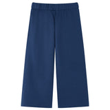 VidaXL Kinderbroek met wijde pijpen 140 marineblauw