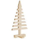 Vidaxl kerstdecoratie kerstboom 60 cm massief groenhout