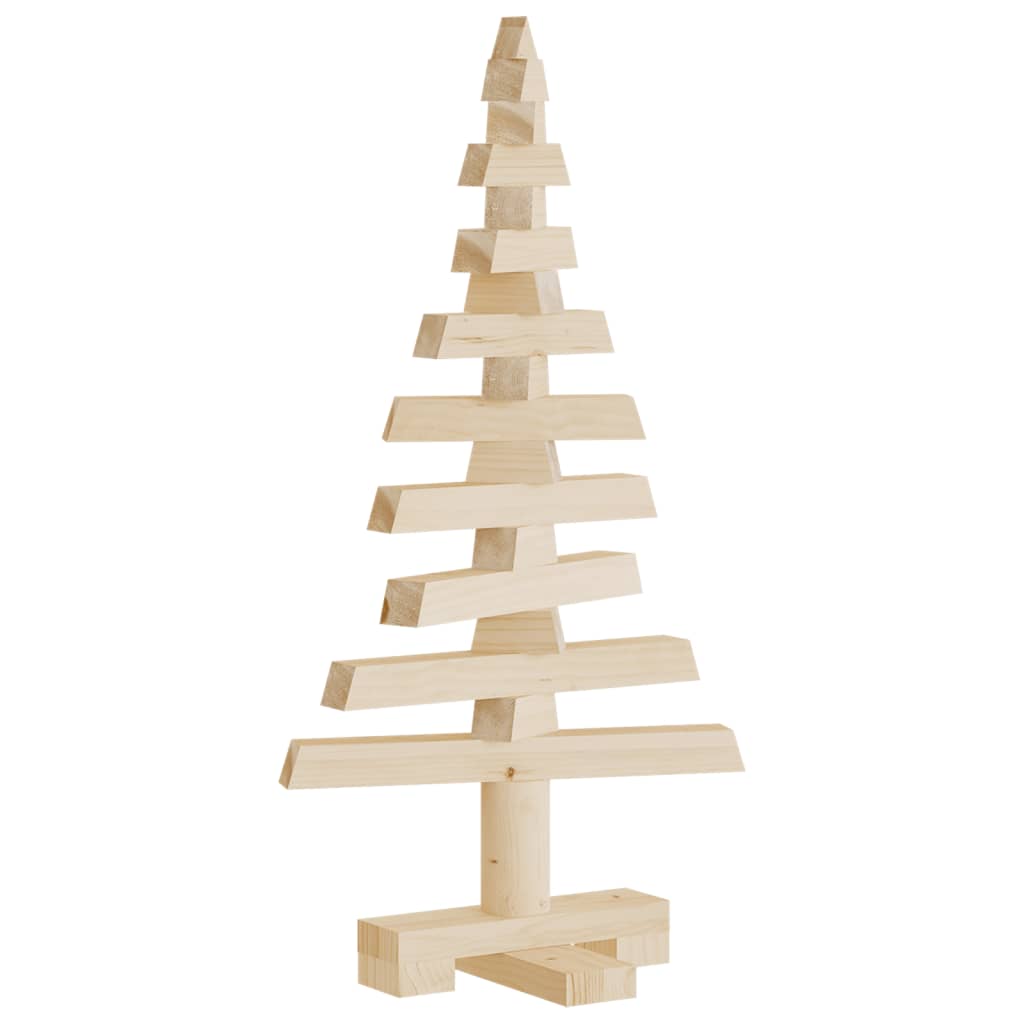 Vidaxl kerstdecoratie kerstboom 60 cm massief groenhout