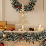 Vidaxl kerstdecoratie kerstboom 60 cm massief groenhout