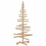Vidaxl kerstdecoratie kerstboom 120 cm massief groenhout