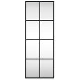 Vidaxl wandspiegel rechthoekig 30x80 cm ijzer zwart