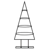 Vidaxl kerstdecoratie kerstboom 60 cm metaal zwart